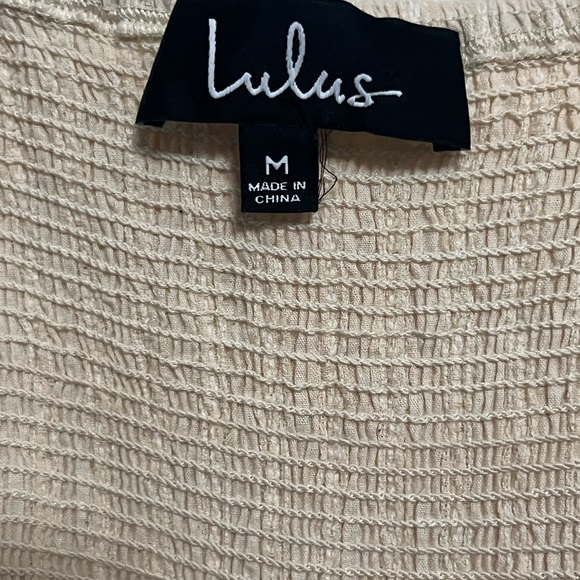 Lulus Sweet in the Sunshine Cream Striped Tiered Maxi Dress. Size M - Picture 5 of 9